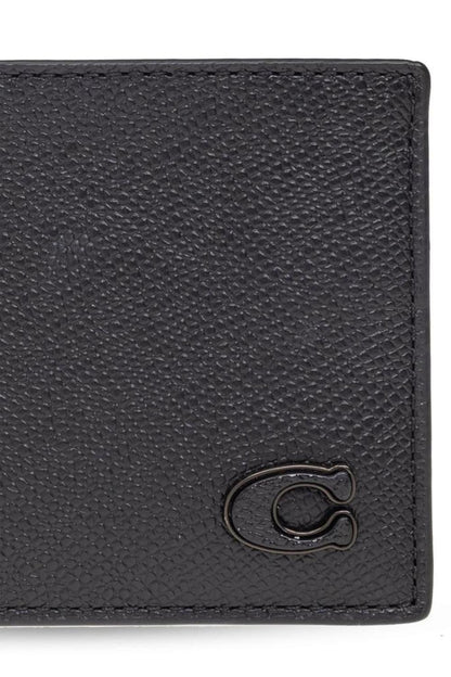 Coach Logo Plaque Bifold Wallet