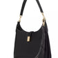 Deco Pebbled Leather Hobo Bag