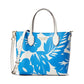 Bleecker Tropical Foliage Printed PVC Medium Crossbody Tote