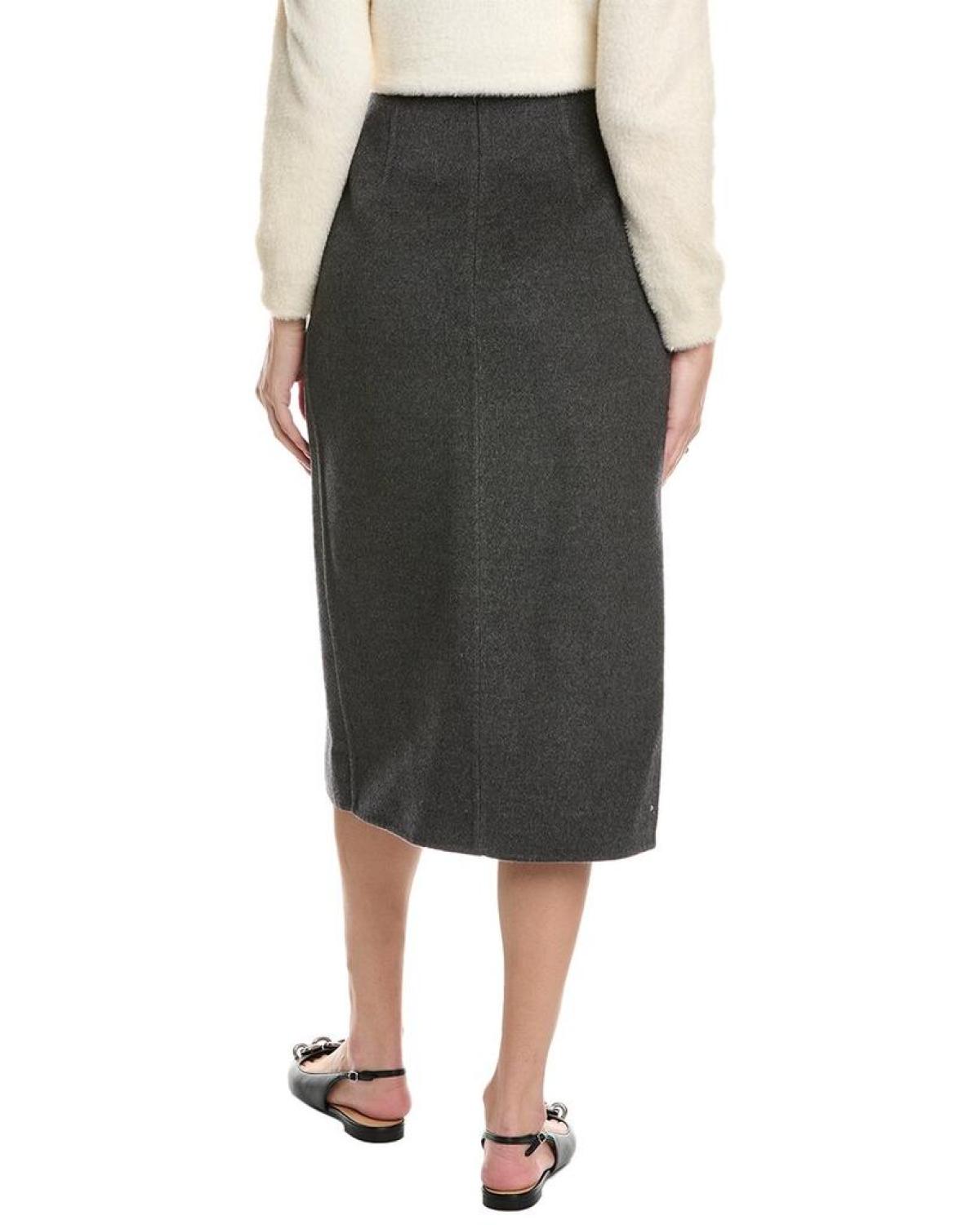 Michael Kors Collection Scissor Wool, Angora, & Cashmere-Blend Skirt