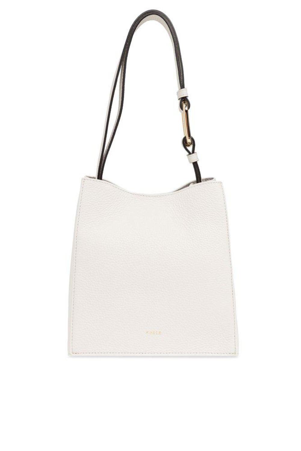 Furla Nuvola Logo Printed Mini Bucket Bag