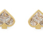 So Spade Studs Clear/Gold