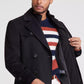 Men's Classic-Fit Wool Blend Solid Overcoat