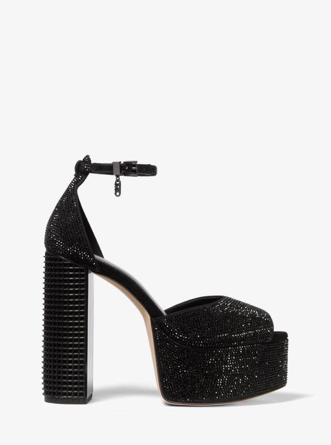 Maxine Crystal Embellished Platform Sandal