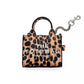 The Nano Cheetah Leather Tote Charm