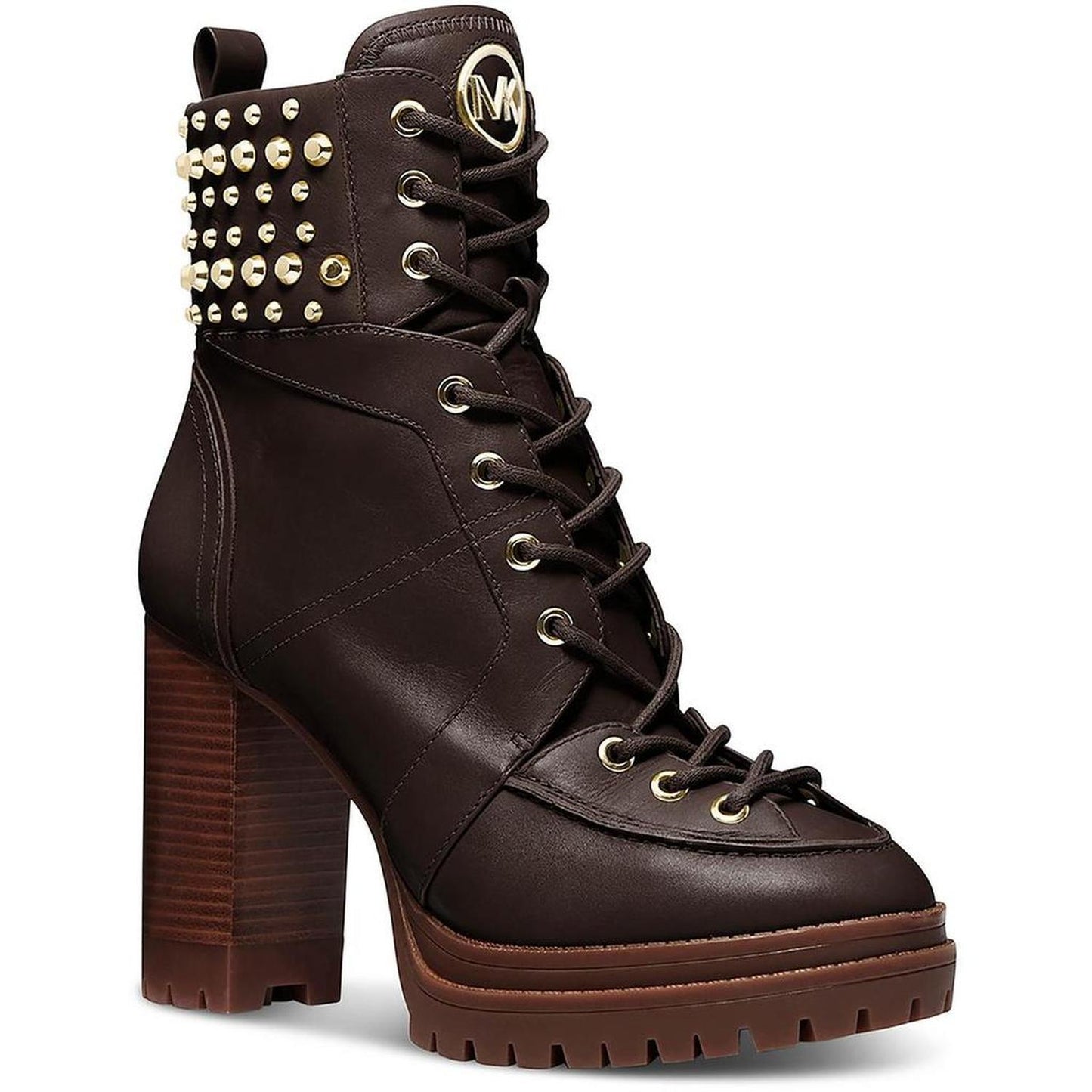 Womens Lace Up Zipper Ankle Boots