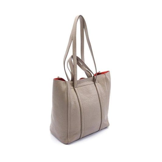 The Tag Tote 27 Handbag Tote Bag Leather Beige