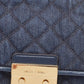 Michael Kors Quilted Denim And Leather Sloan Shoulder Bag