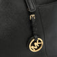 Michael Michael Kors  Leather Medium Jet Set Top Zip Tote