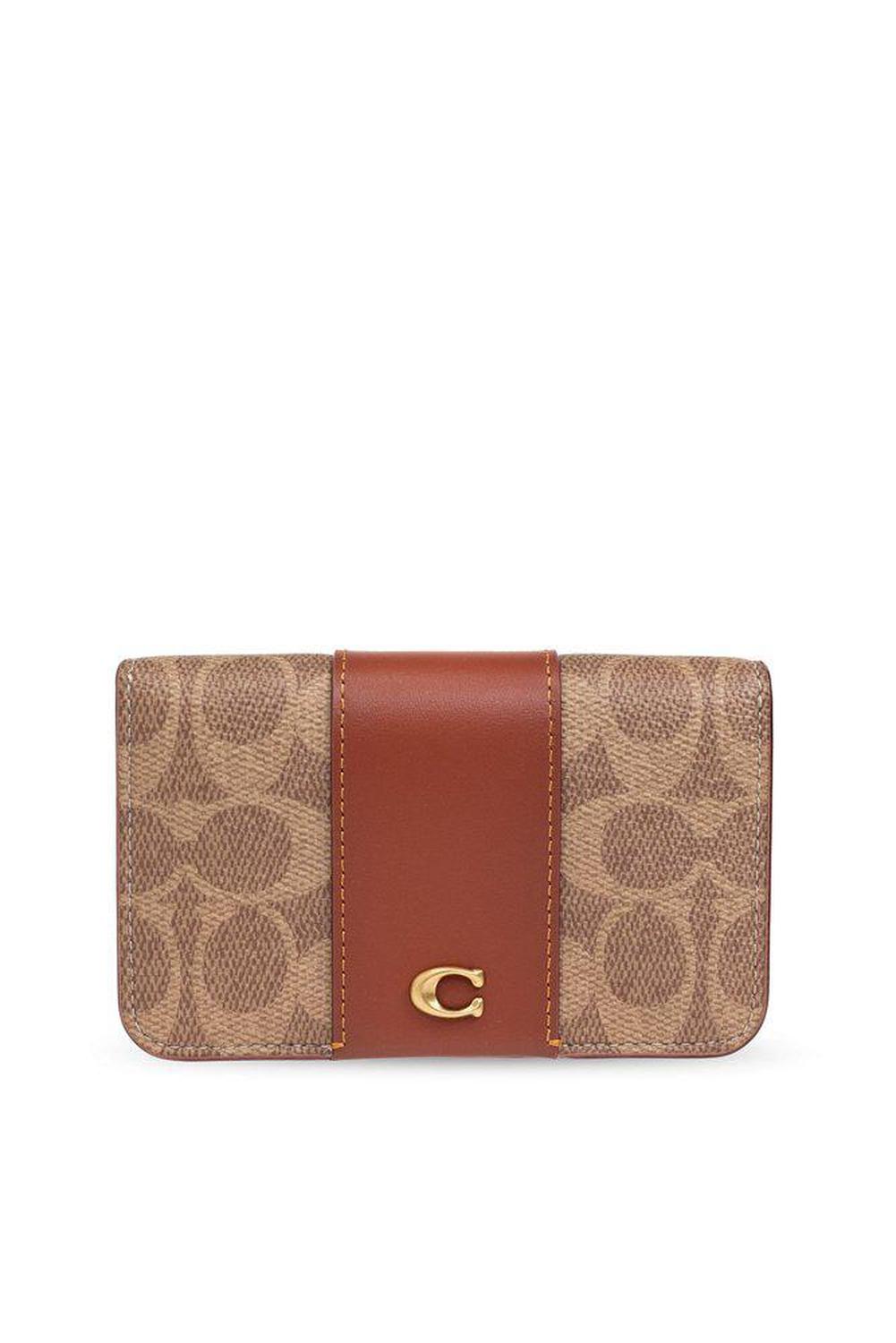 Coach Logo-Plaque Bi-Fold Wallet