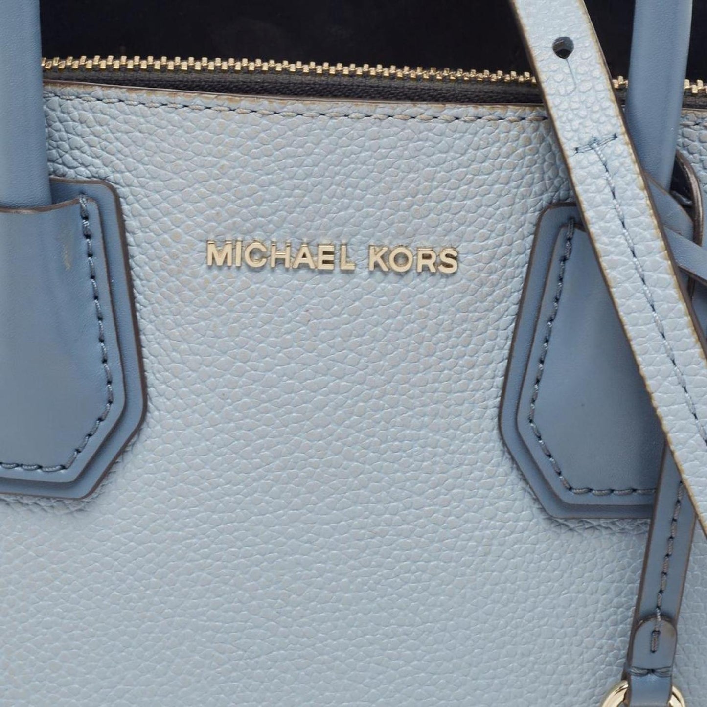 Michael Kors /blue Leather Mercer Satchel