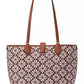 Spade Flower Jacquard Medium Open Tote