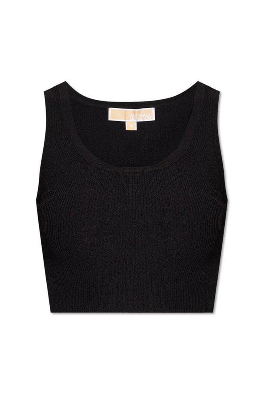 Michael Michael Kors Cropped Knitted Tank Top