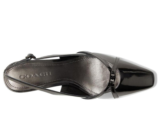 Rowyn Metallic Leather Slingback