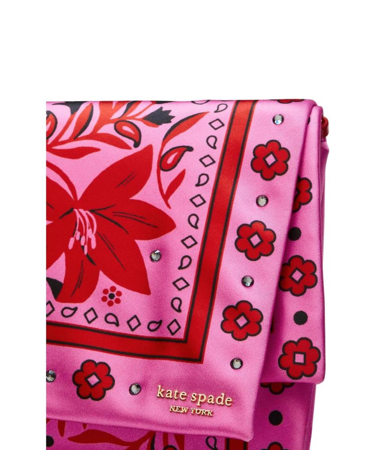 Fold Bandana Printed Fabric Clutch