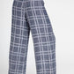 Hepburn Pant In Indigo Plaid