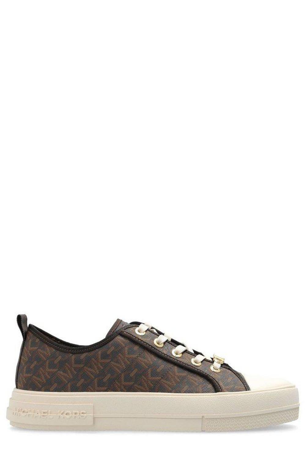 Michael Kors Evy Empire Signature Logo Sneakers