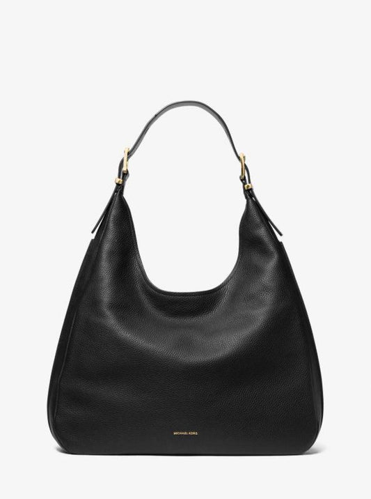 Nolita Large Pebbled Leather Hobo Shoulder Bag