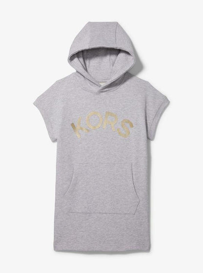 Logo Cotton Hoodie Dress