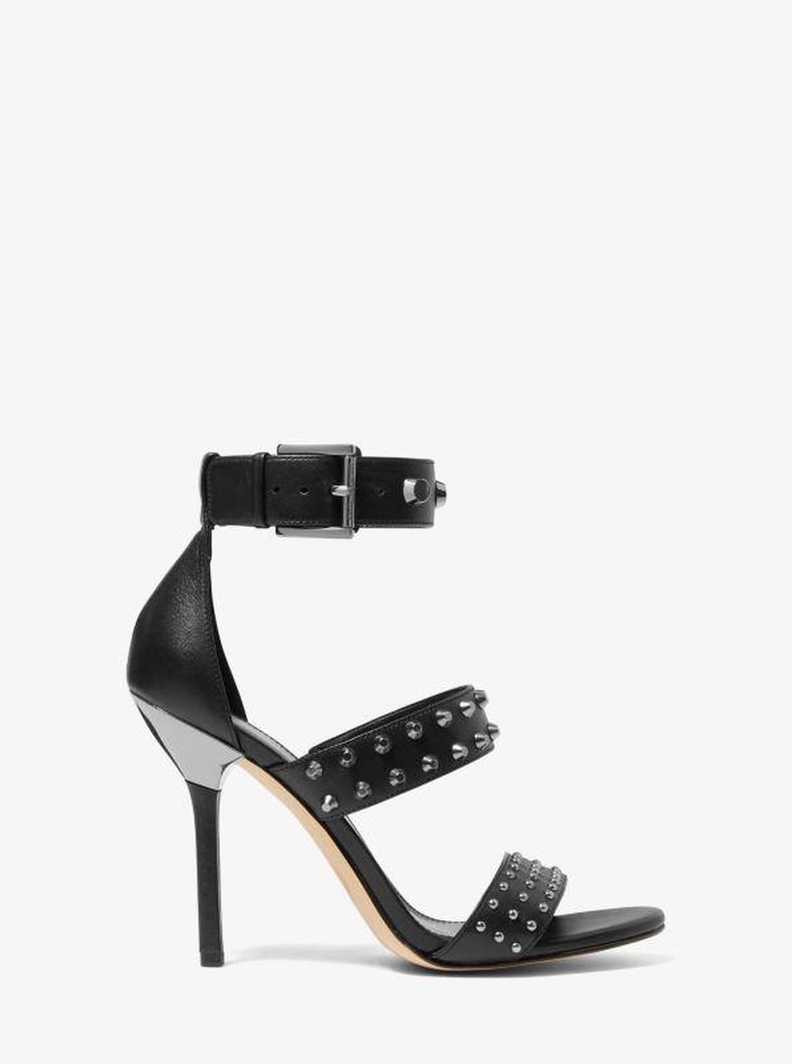 Amal Astor Stud Leather Sandal