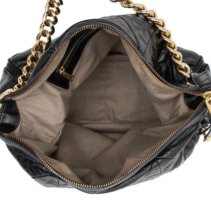 Quilted Leather Stam Hobo