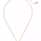 Gold-Tone Pavé Zodiac Mini Pendant Necklace