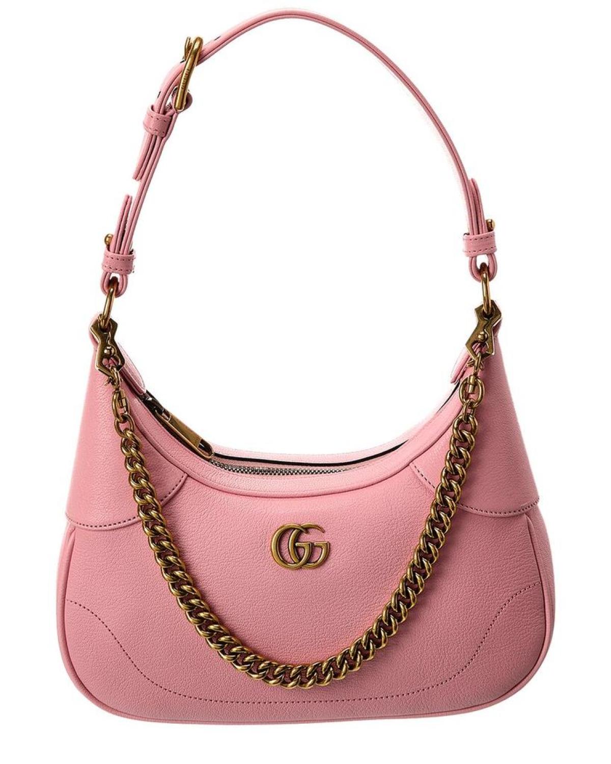 Gucci Aphrodite Small Leather Hobo Bag