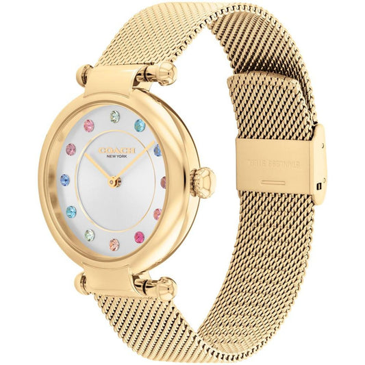 Women's Cary Gold-Tone Stainless Steel Watch Set 34mm