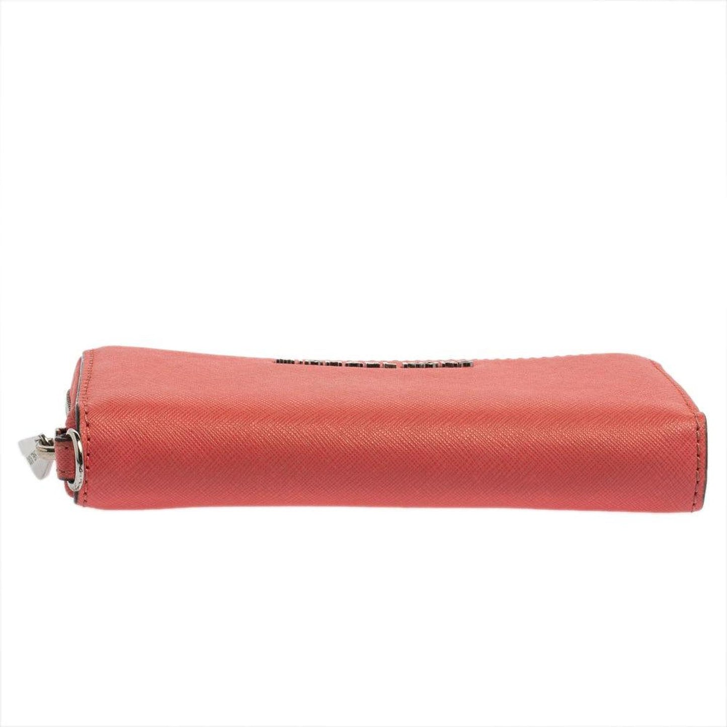 Michael Kors Pink Leather Zip Around Wristlet Wallet..