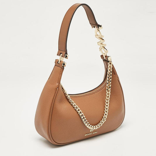 Brown Leather Small Piper Hobo