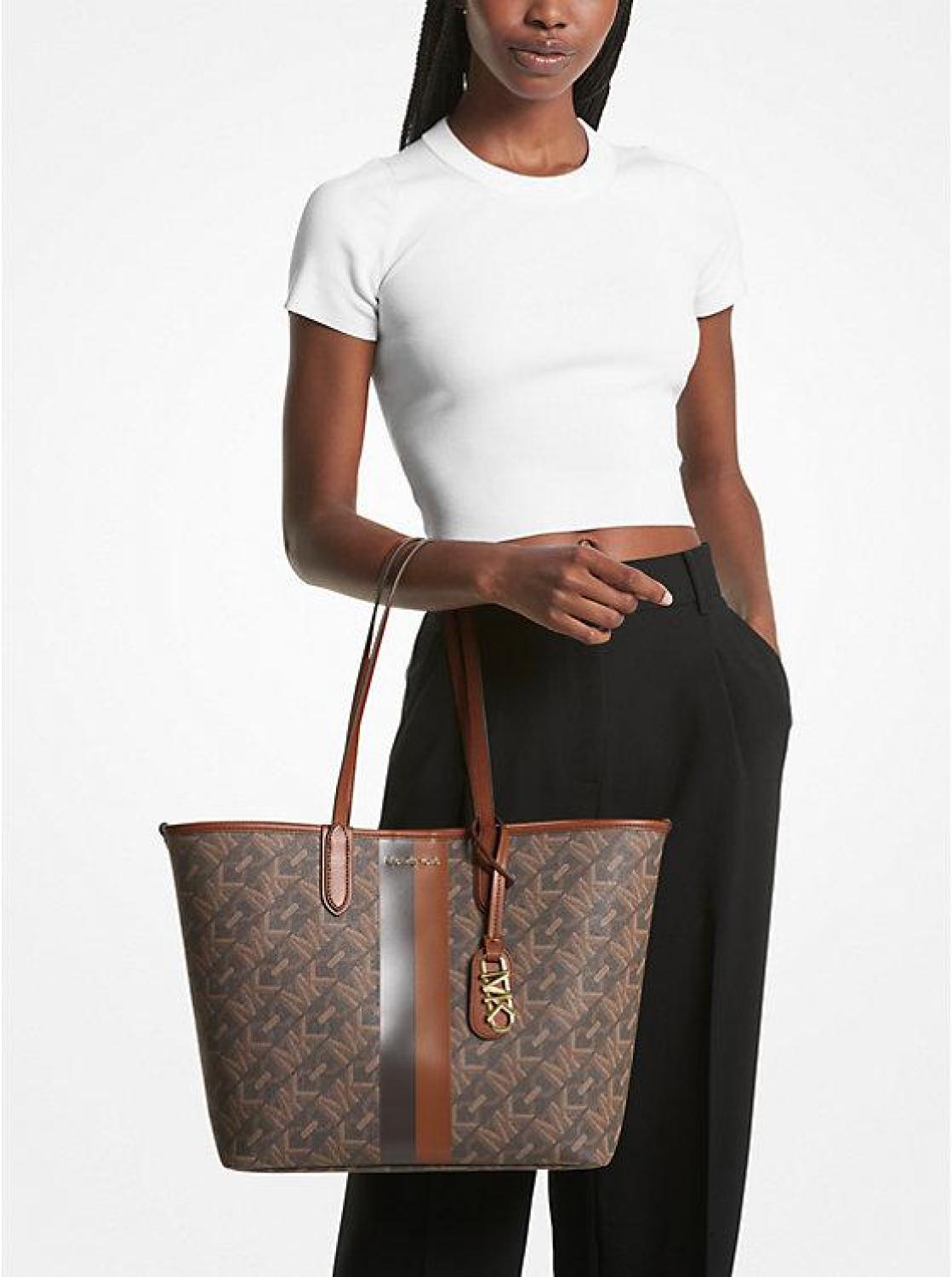 Eliza Large Empire Signature Logo Tote Bag