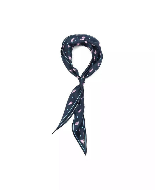 Paisley Foulard Silk Diamond Scarf