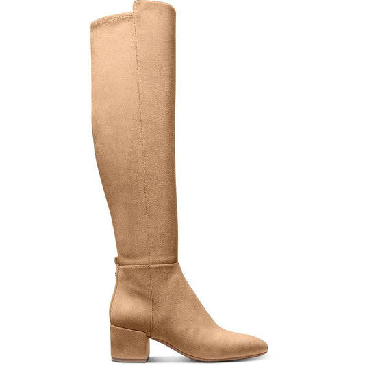 Womens Zipper Rubber Over-The-Knee Boots