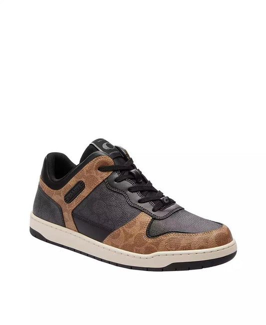 Men's C201 Mixed Signature Lace Up Sneaker