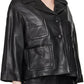 Black 'The Lady' Leather Jacket