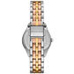 Women's Harlowe Three-Hand Tri-Tone Stainless Steel Watch 33mm