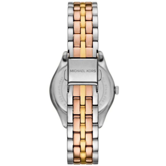 Women's Harlowe Three-Hand Tri-Tone Stainless Steel Watch 33mm