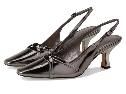 Rowyn Metallic Leather Slingback