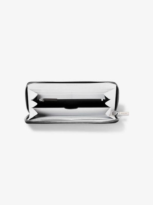 Cooper Embellished Logo Zip-Around Wallet