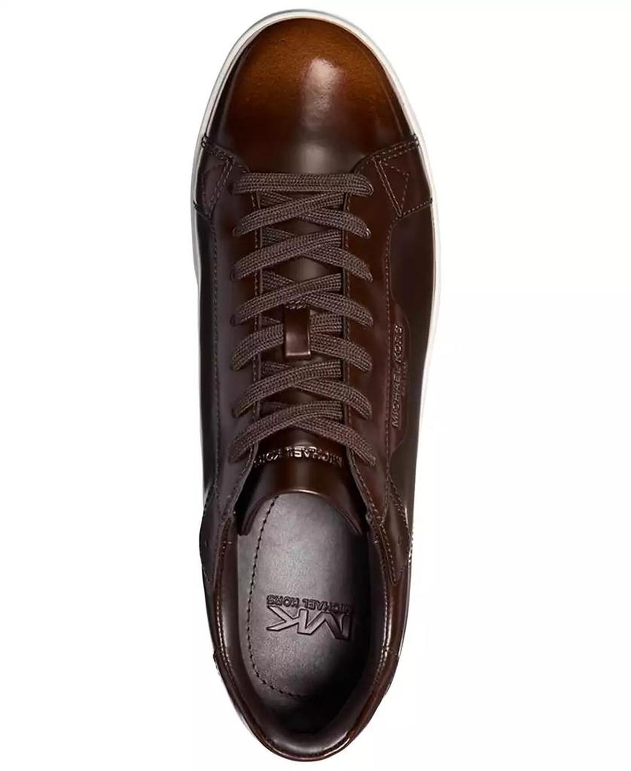 Men's Keating Burnished Leather Lace-Up Sneaker