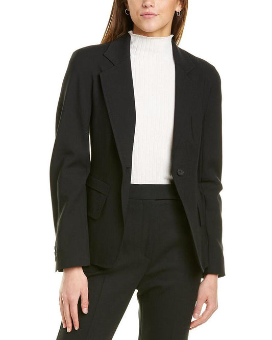 Weekend Max Mara Notch Lapel Wool-Blend Blazer