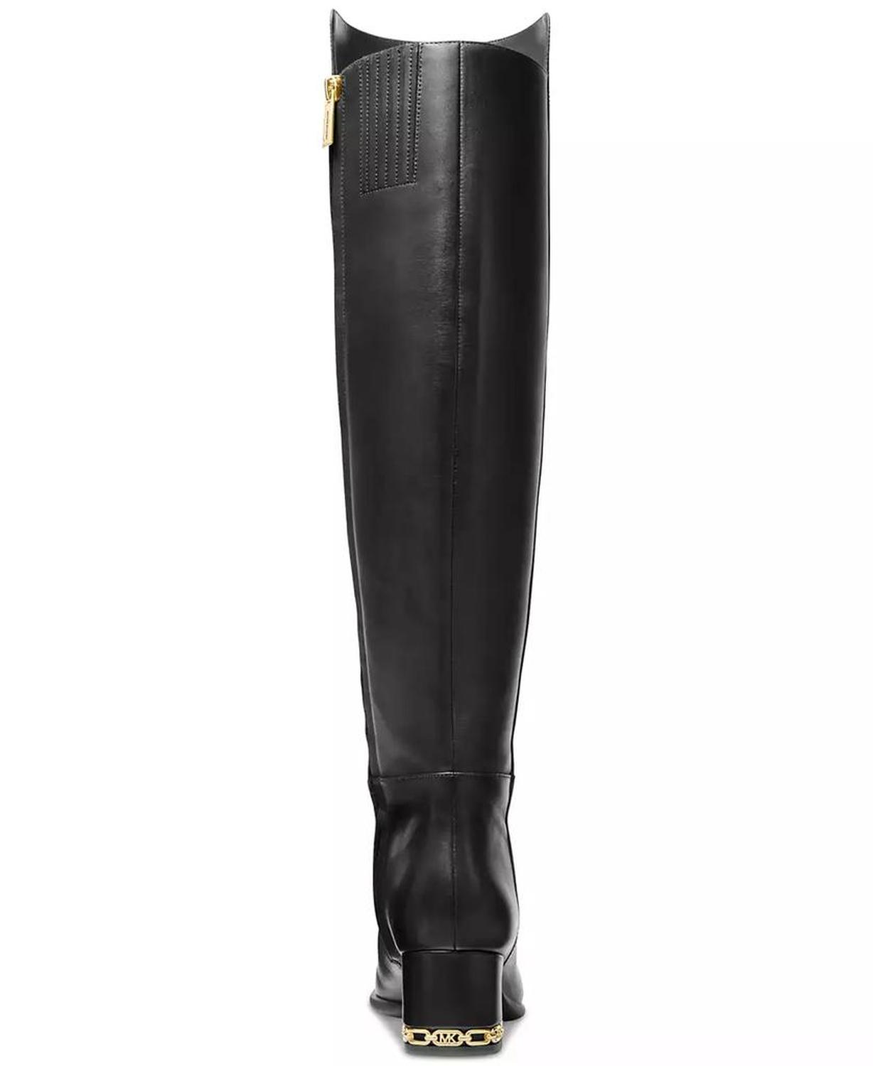 Women's June Leather Knee High Riding Boots