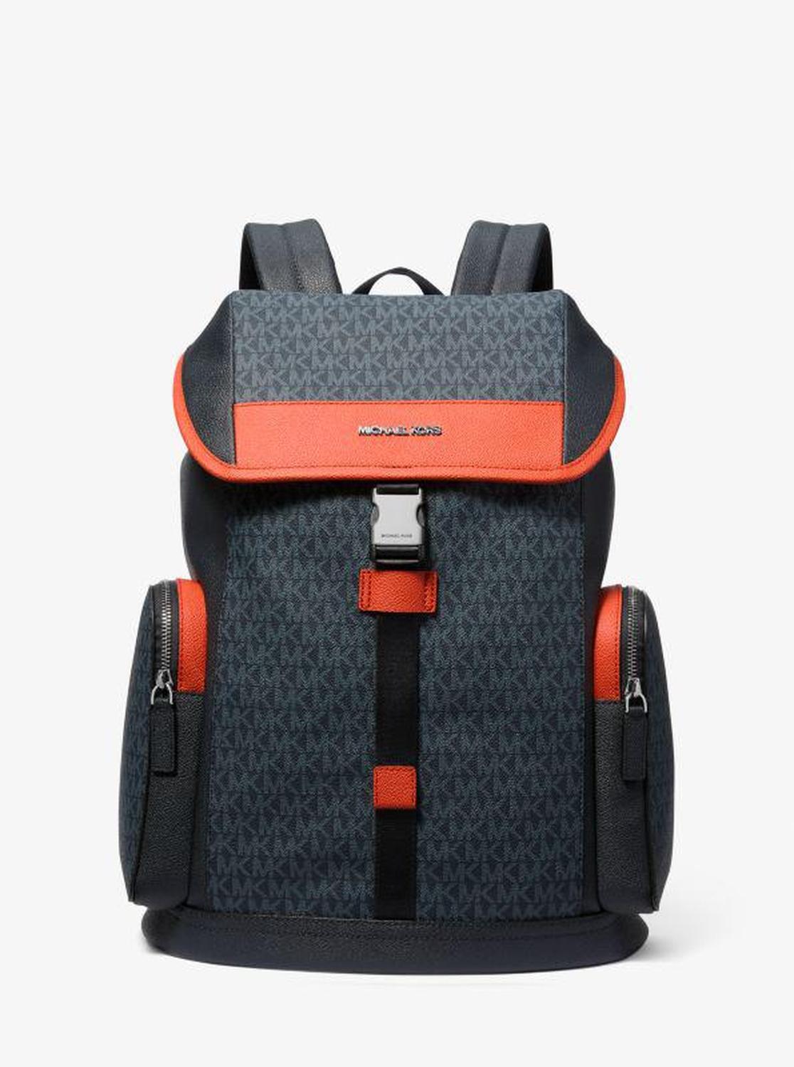 Cooper Color-Block Signature Logo Backpack