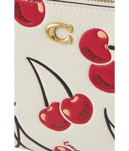 Small Wristlet with Cherry Print