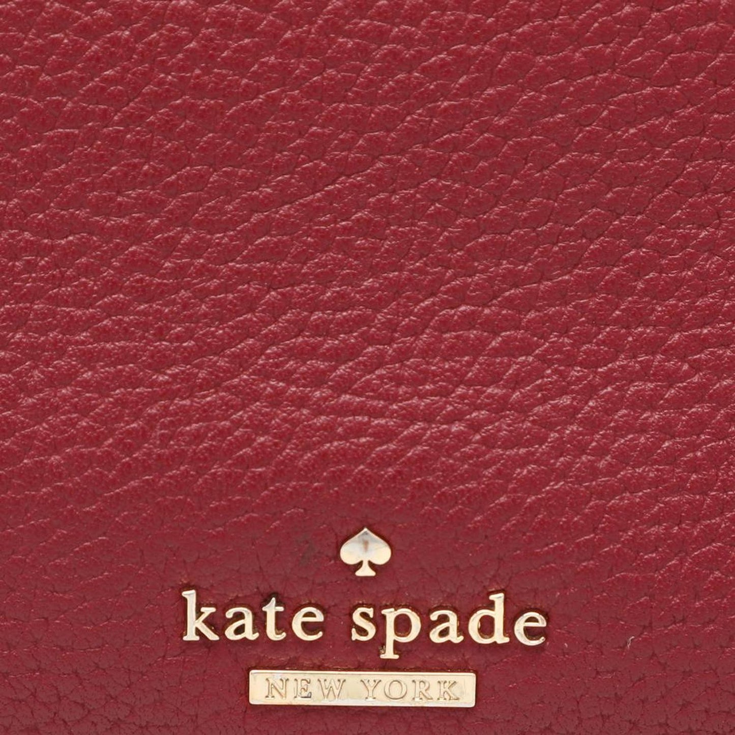 Kate Spade Burgundy Leather Jackson Street Hayden Hobo..