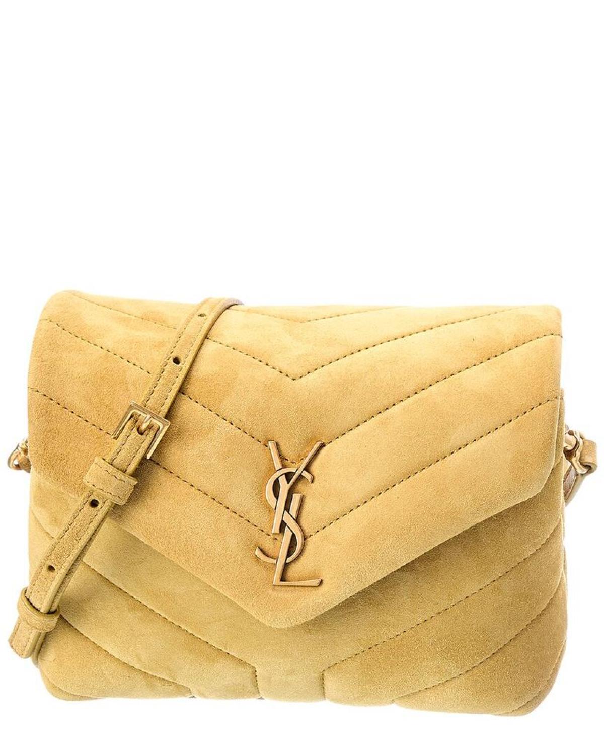 Saint Laurent LouLou Toy Suede & Leather Shoulder Bag