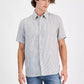 Men's Classic-Fit Stripe Button-Down Linen Shirt