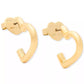 Polished Heart Huggie Hoop Earrings, 0.63"