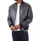 Men's Faux Leather Moto Jacket