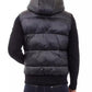 Men's Mixed-Media Hooded Zip Sweater Jacket